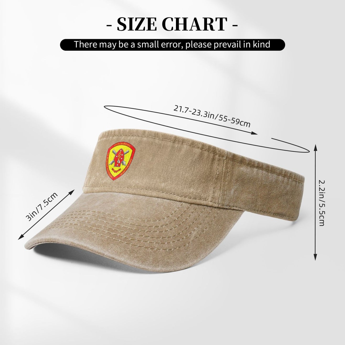 10th Marine Regiment Seal Printing adjustable Empty Top Baseball Sun Cap unisex outdoor sport hat veterans gift