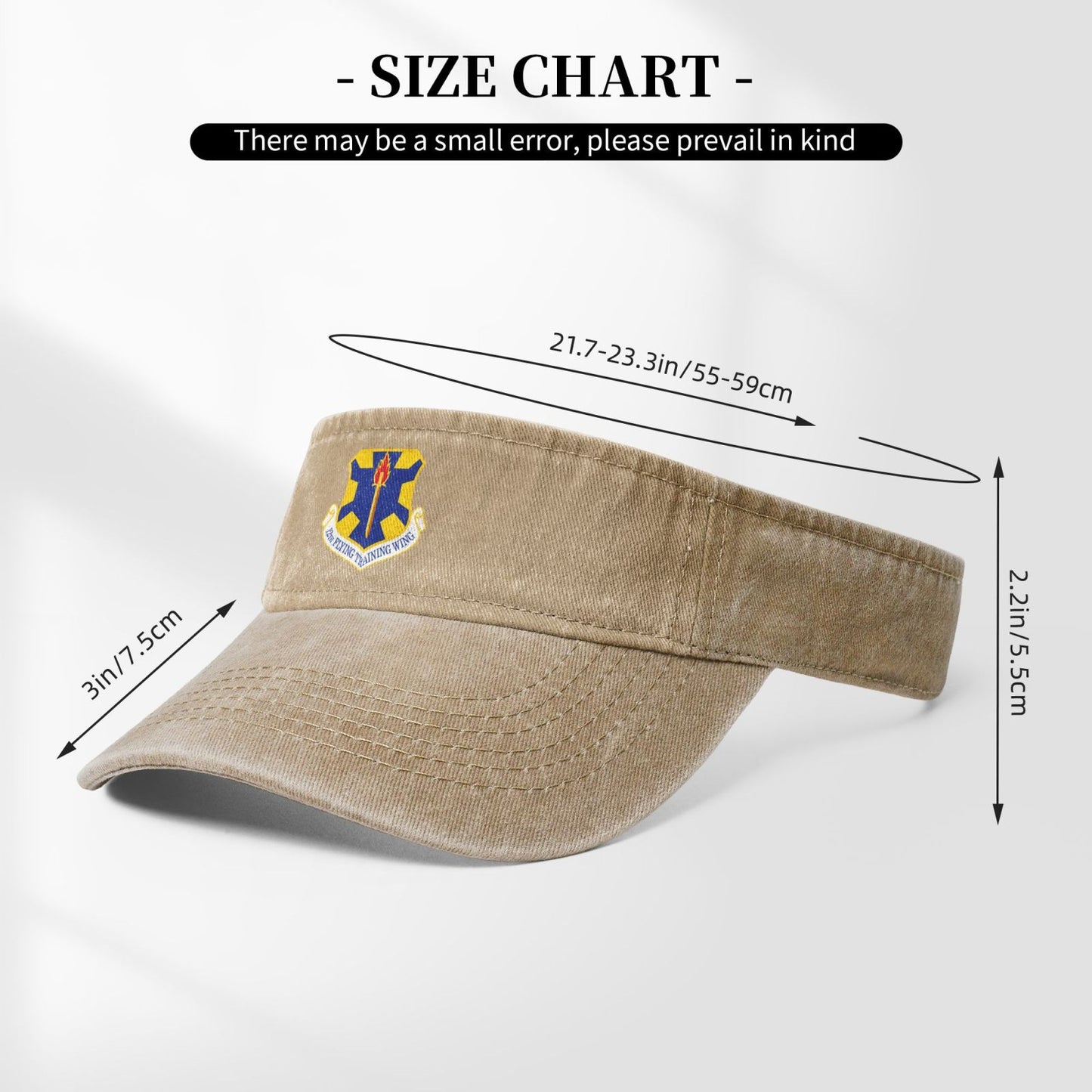 12th Flying Training Wing Printing adjustable Empty Top Baseball Sun Cap unisex outdoor sport hat veterans gift