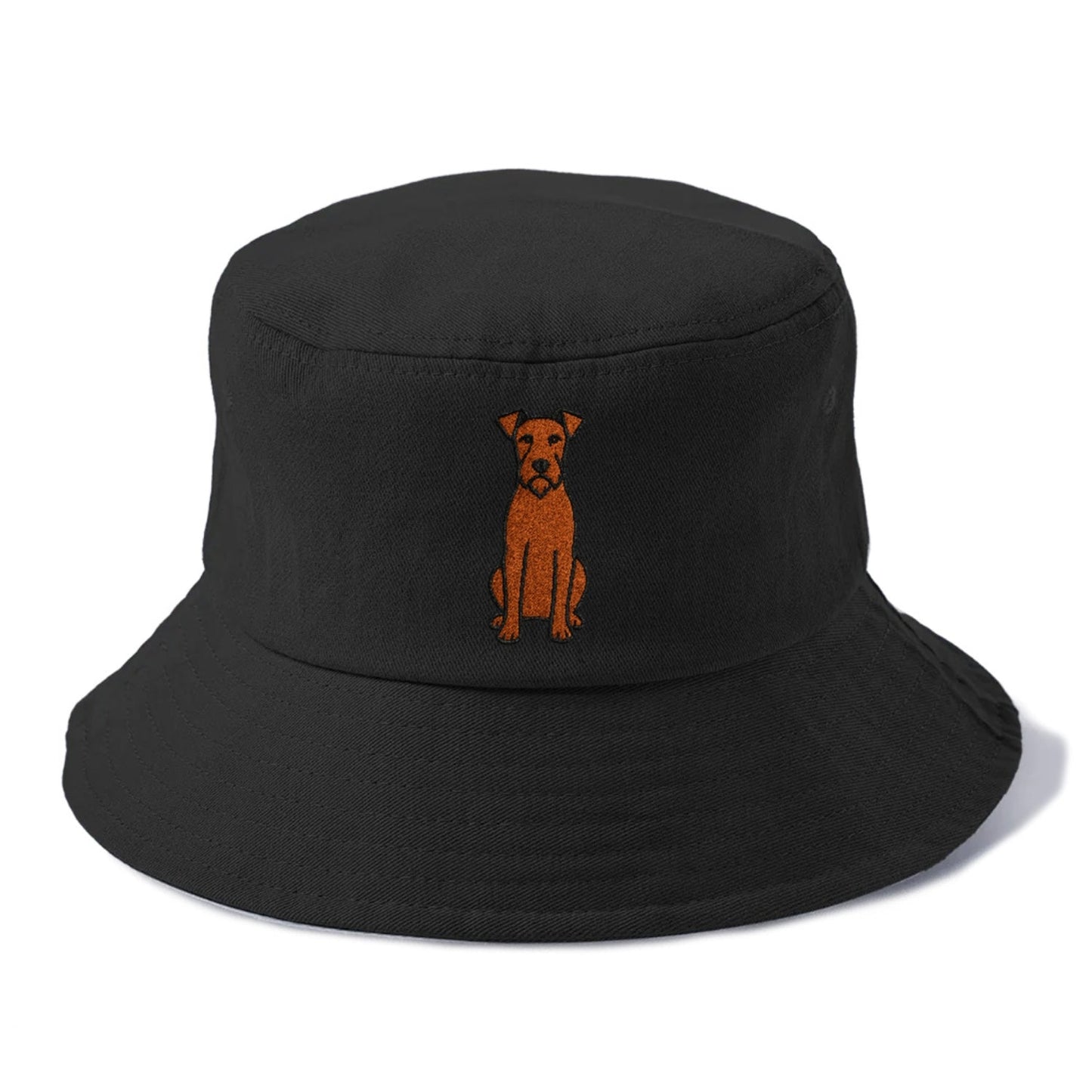 Irish Terrier Red Colored Sitting Pose Bucket Hat