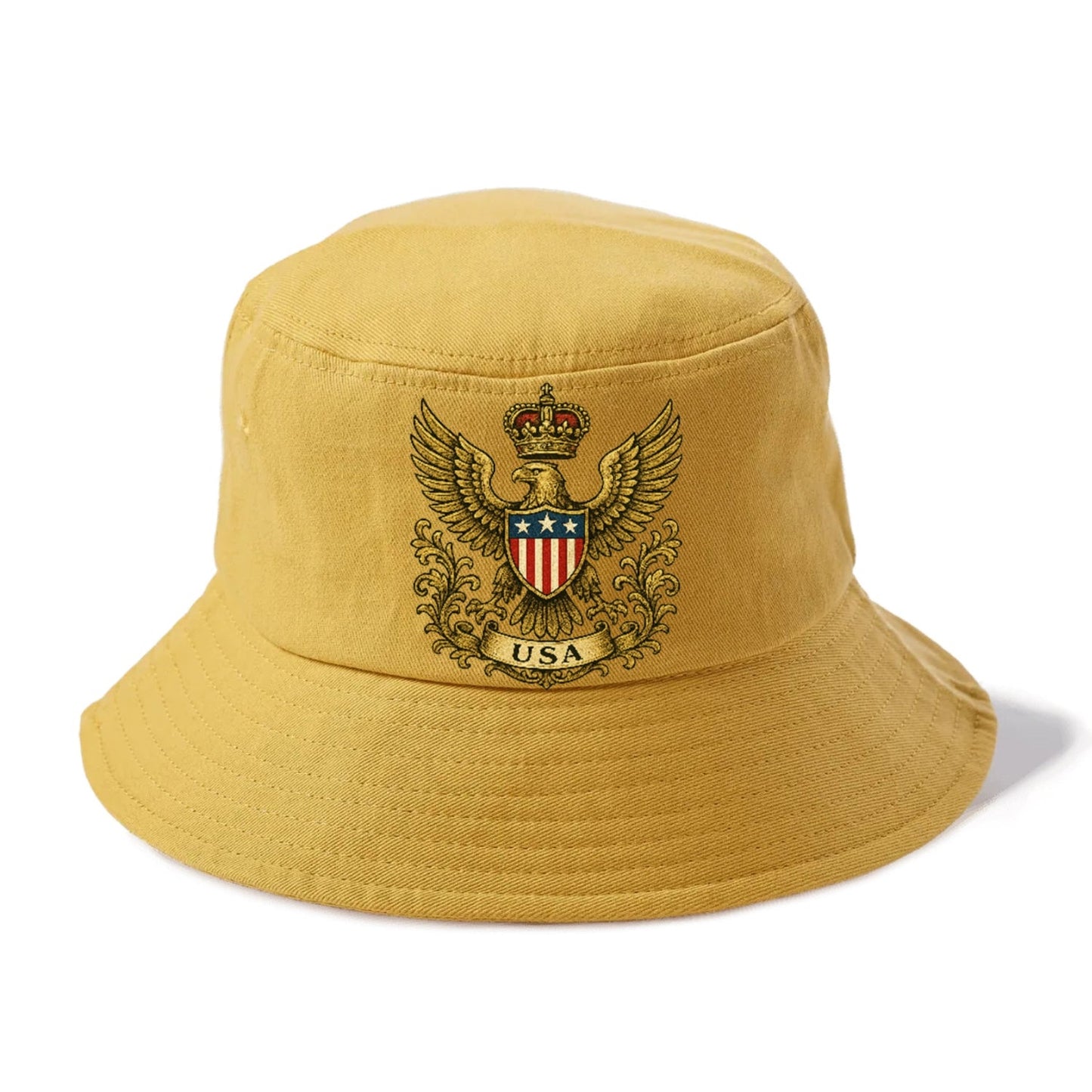 Patriotic Emblem Heraldry Bucket Hat