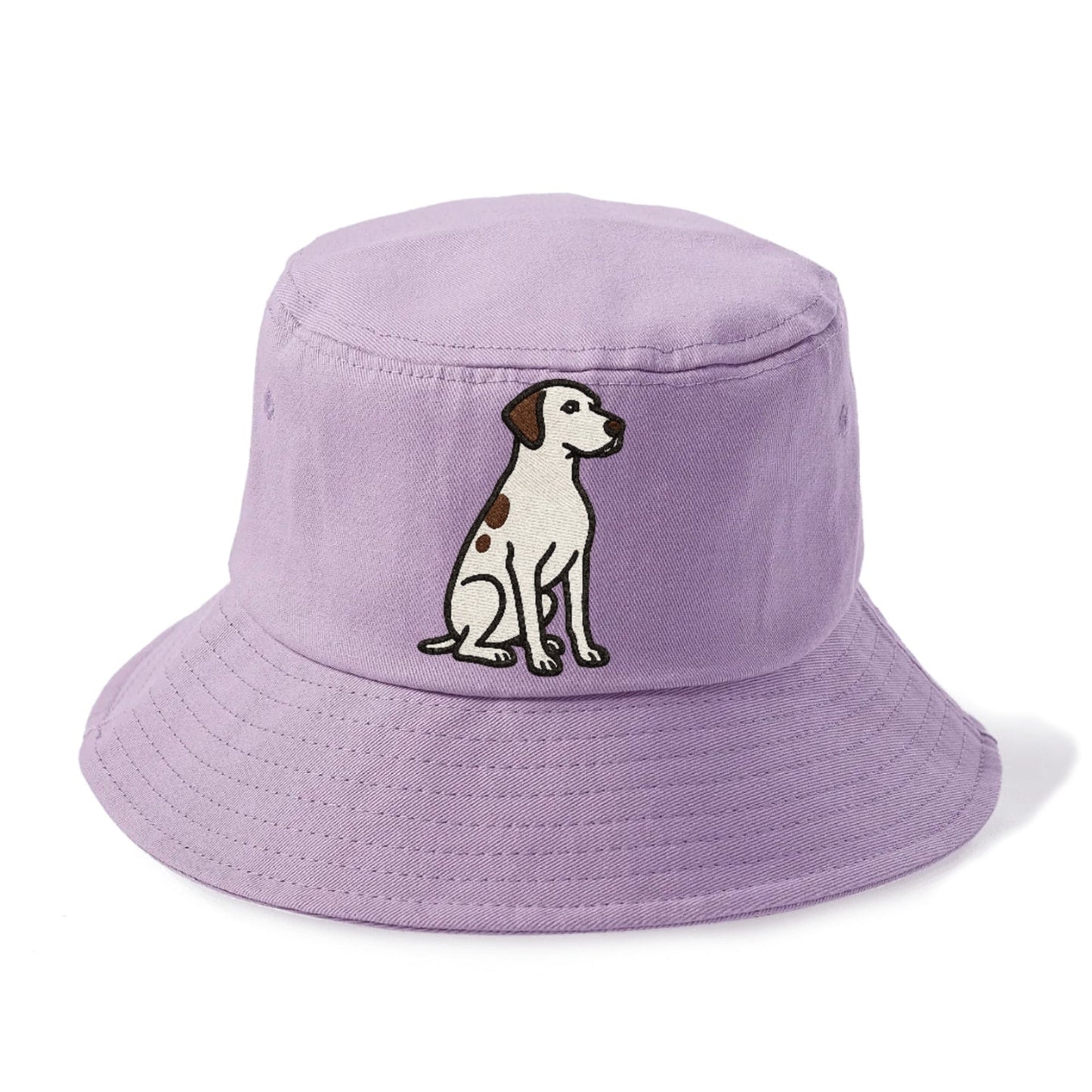 Pointer White Liver Spots Sitting Pose Loyal Spirit Bucket Hat
