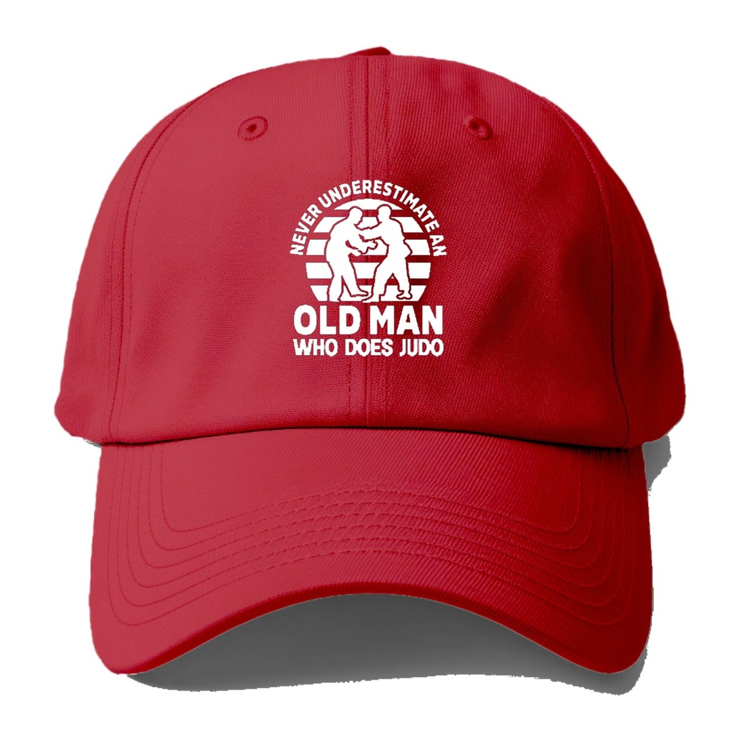 Never Underestimate An Old Man Who Does Judo Baseball Cap