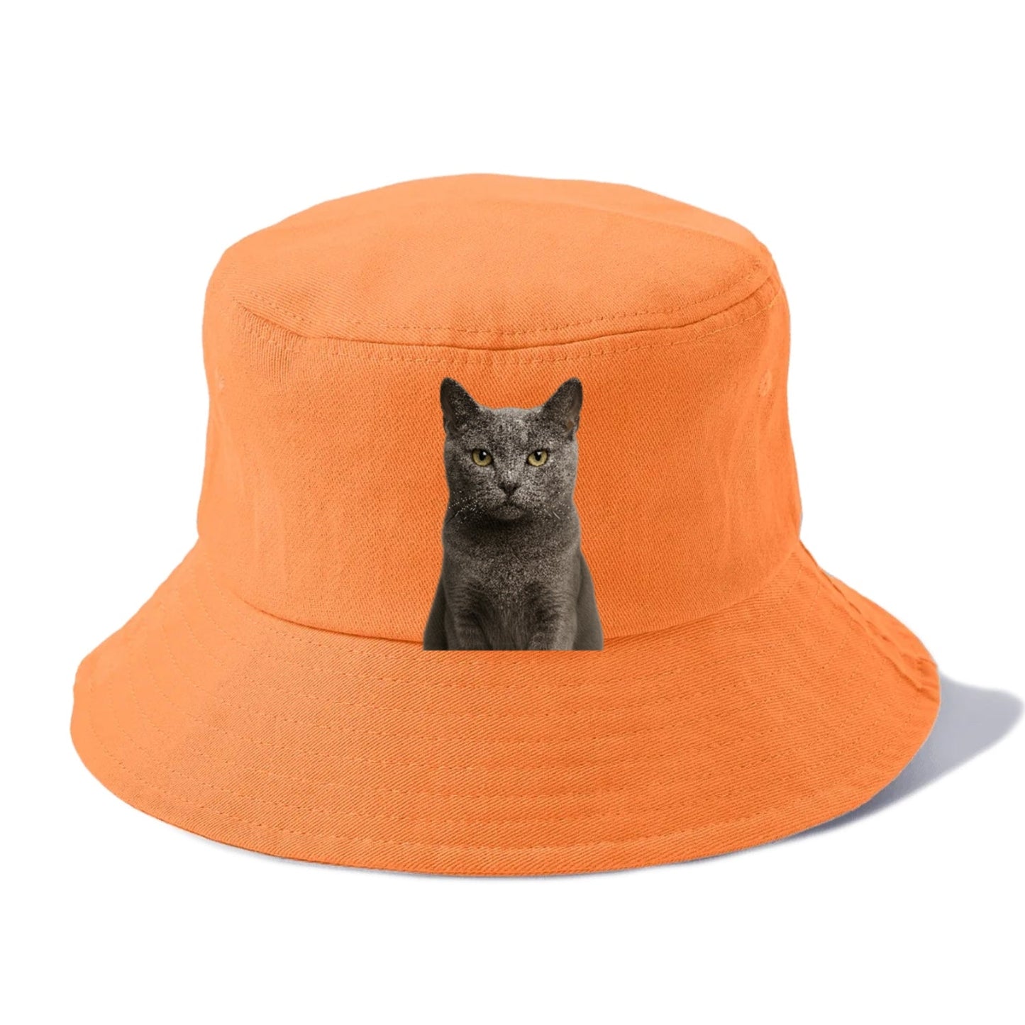 Gray Cat Mysterious Charm Bucket Hat