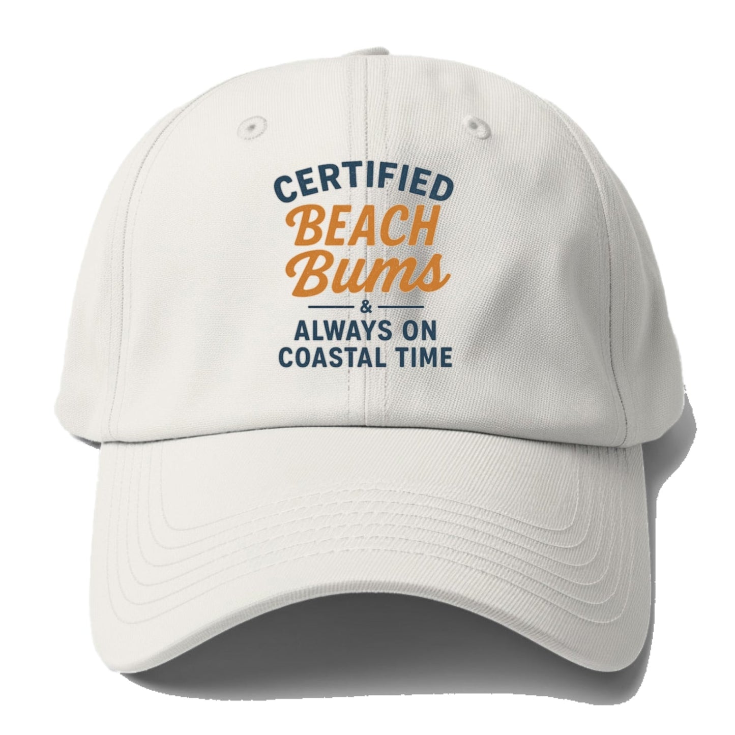 Certified Beach Bums Coastal Time Baseball Cap