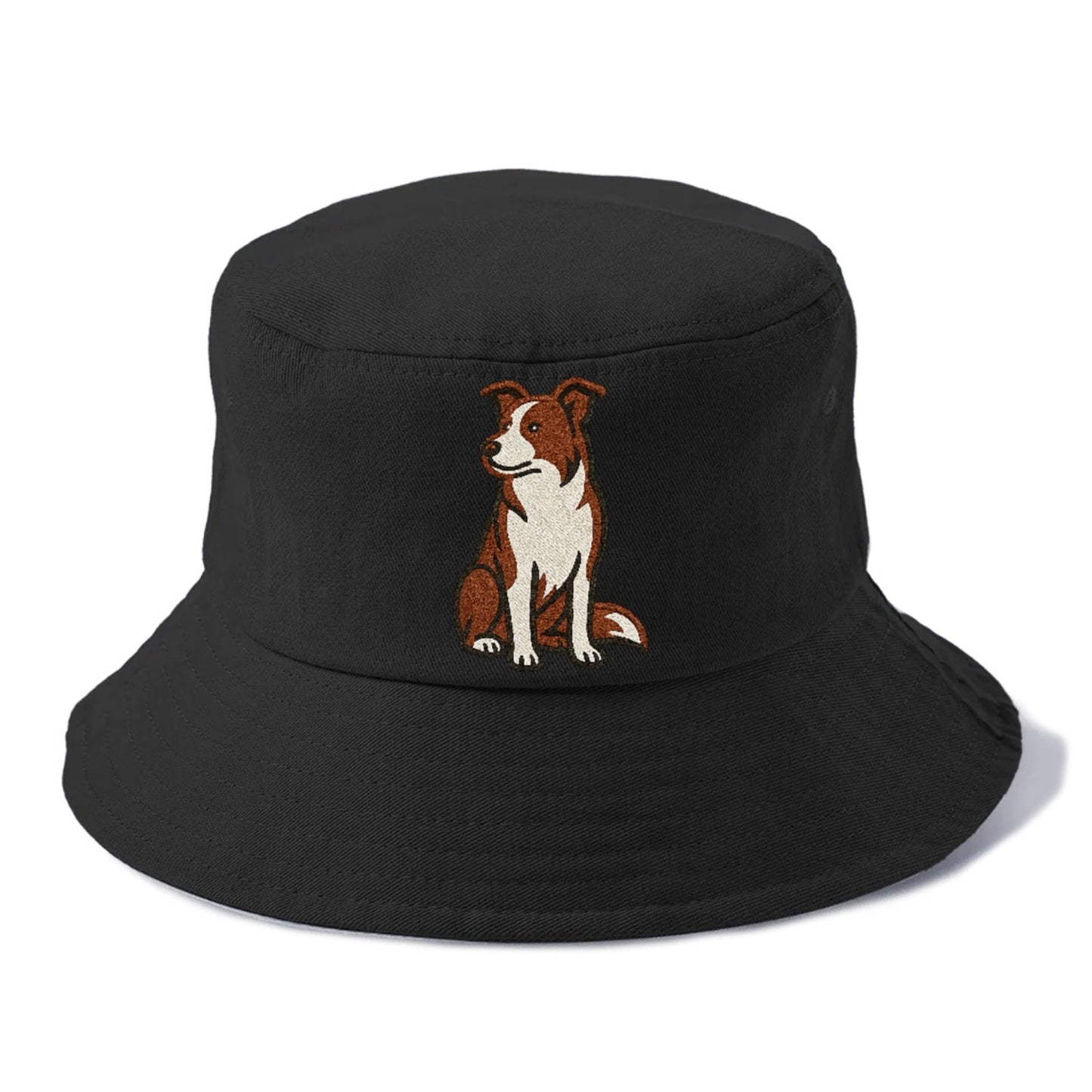 Border Collie Red White Loyal Spirit Bucket Hat
