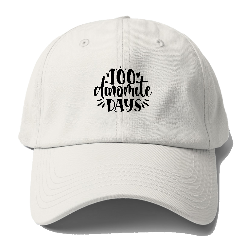 100 Dinomite Days Baseball Cap