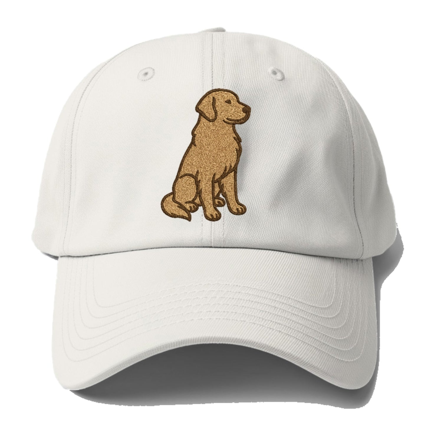Golden Retriever Classic Golden Sitting Pose Baseball Cap