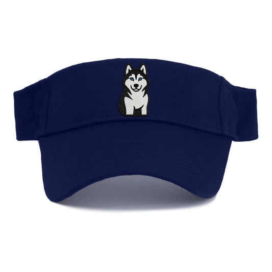 Husky Blue Eyes Piercing Gaze Visor