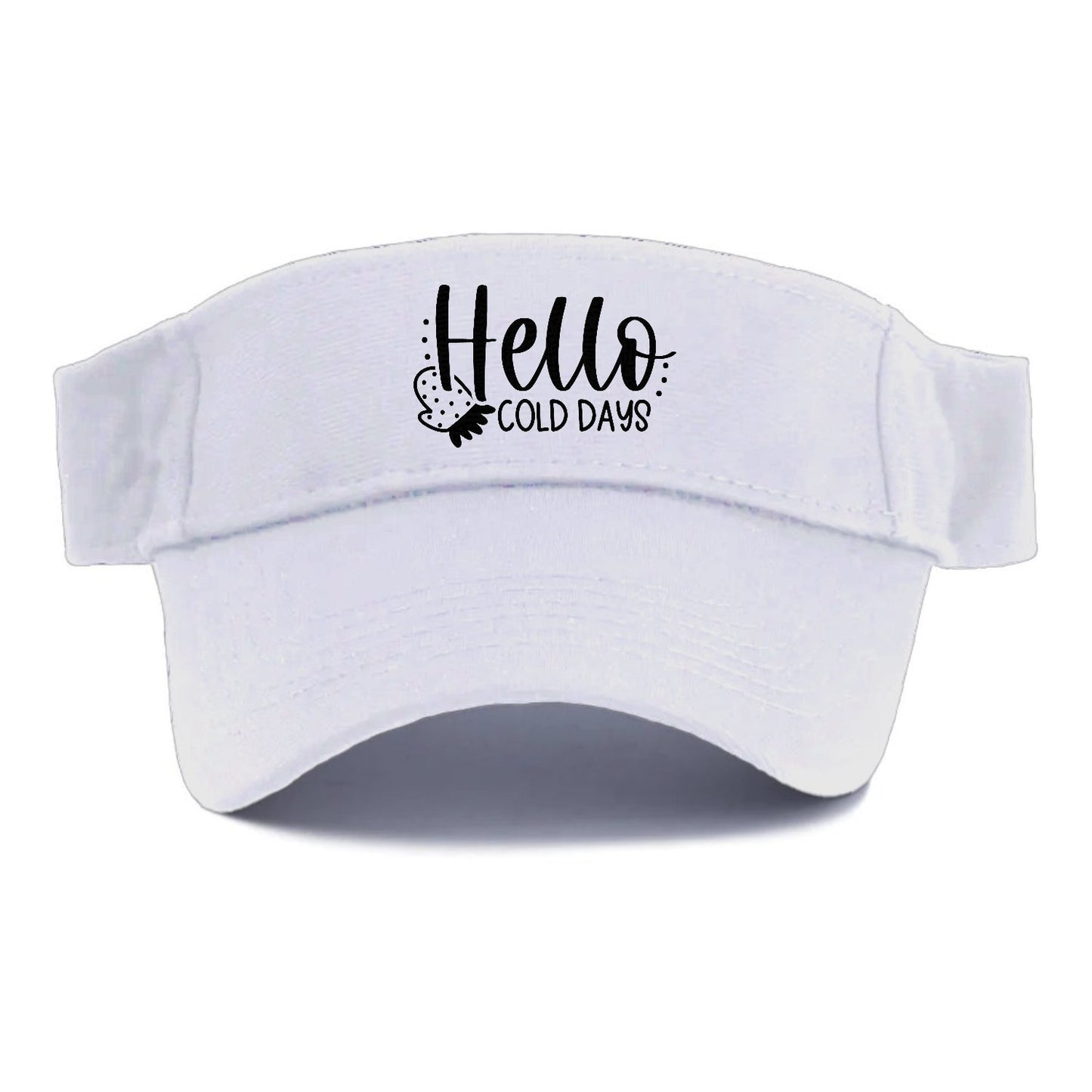 Winter Wonderland Hello Cold Days Visor