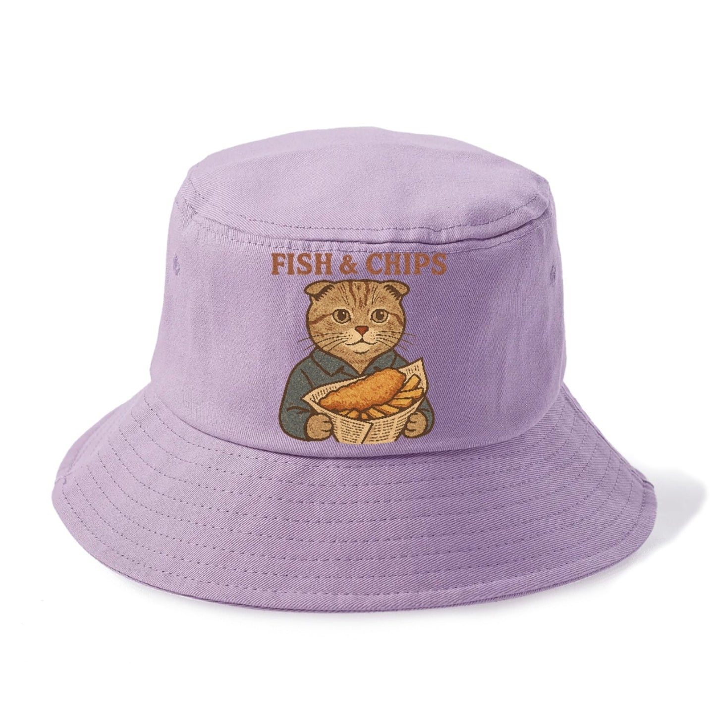 Text Food Theme Bucket Hat