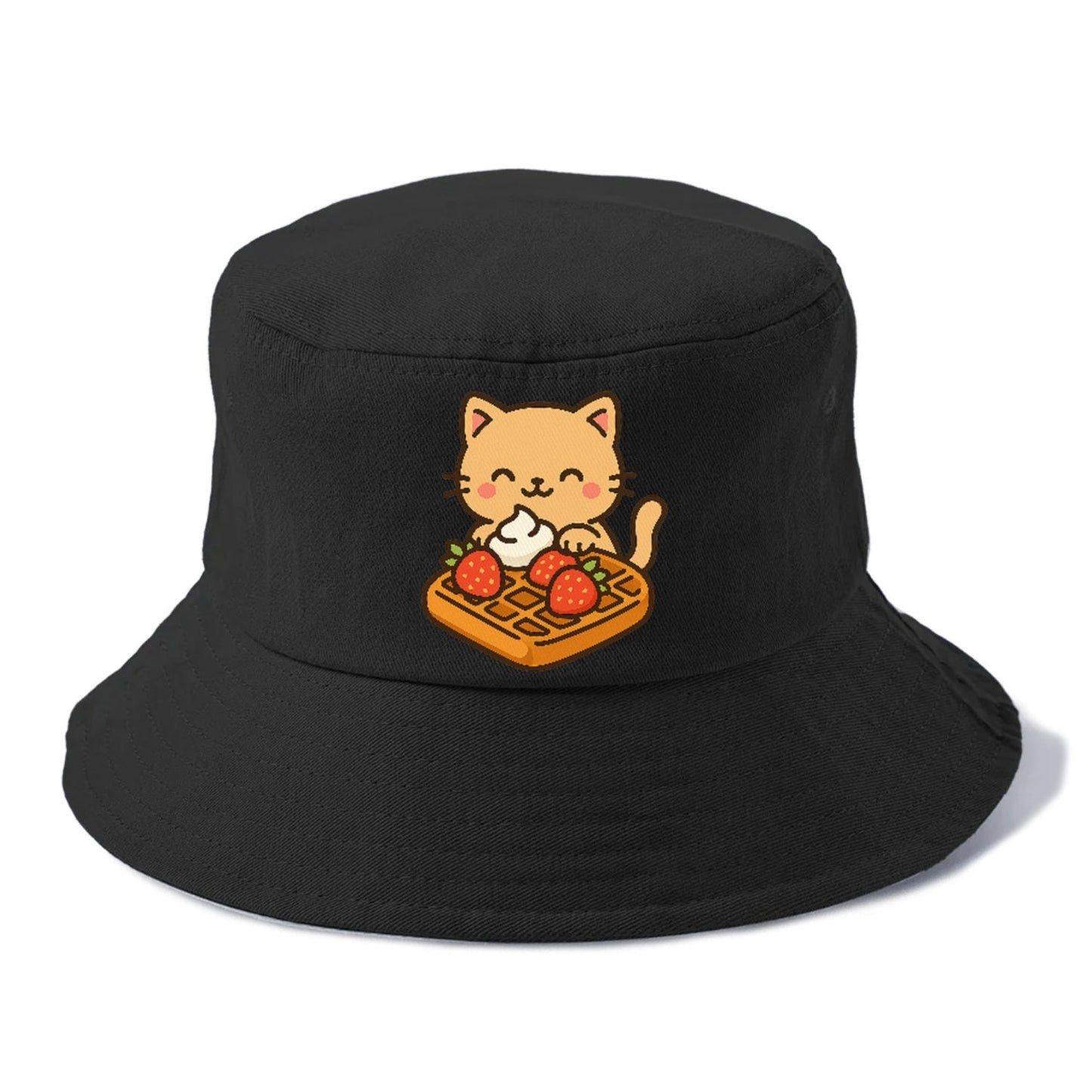 Belgian Waffle Cat Sweet Charm Bucket Hat