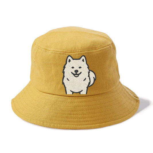 Samoyed White Fluffy Design Bucket Hat