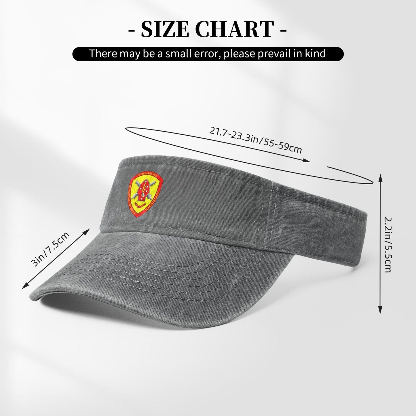 10th Marine Regiment Seal Printing adjustable Empty Top Baseball Sun Cap unisex outdoor sport hat veterans gift