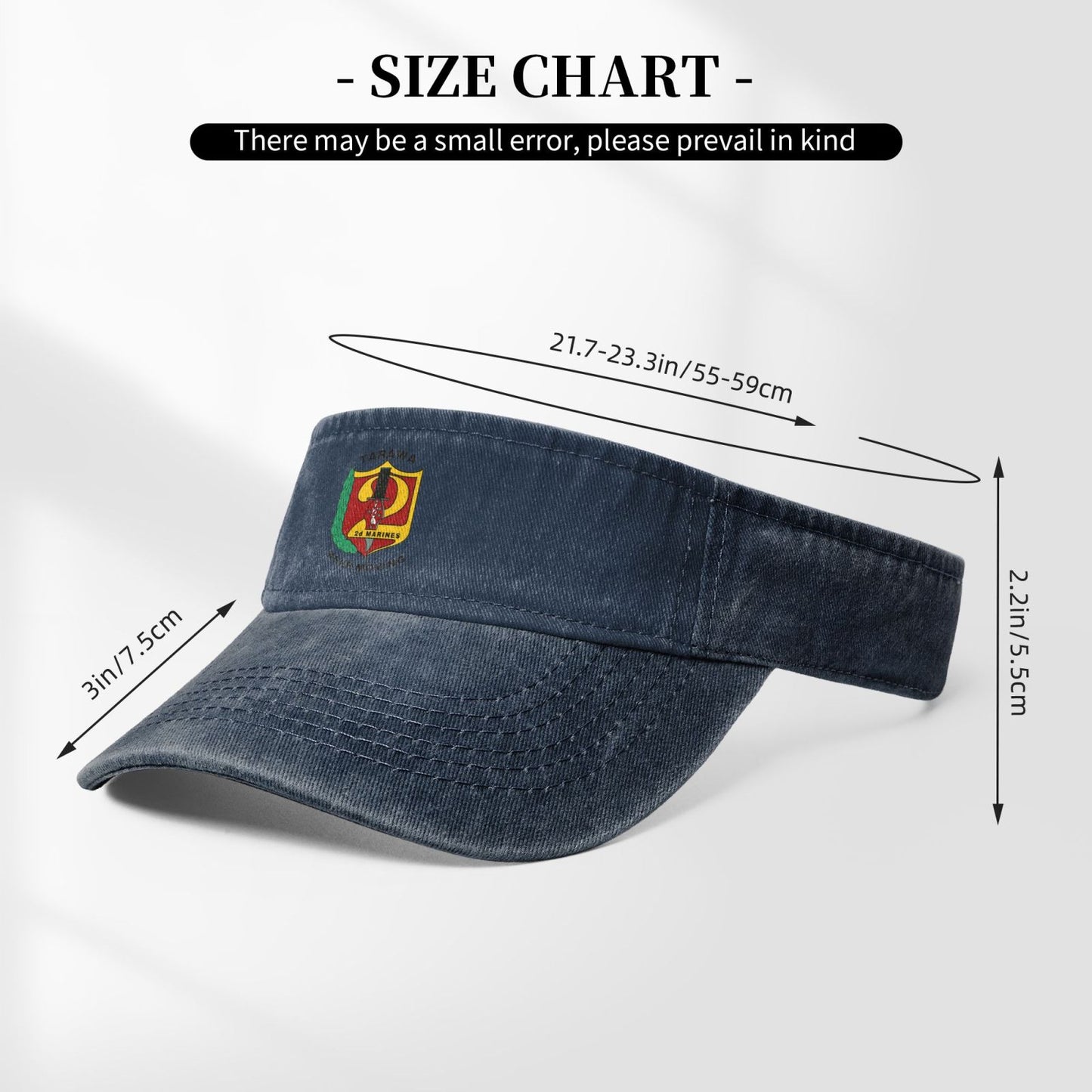 2nd Marine Regiment Printing adjustable Empty Top Baseball Sun Cap unisex outdoor sport hat veterans gift