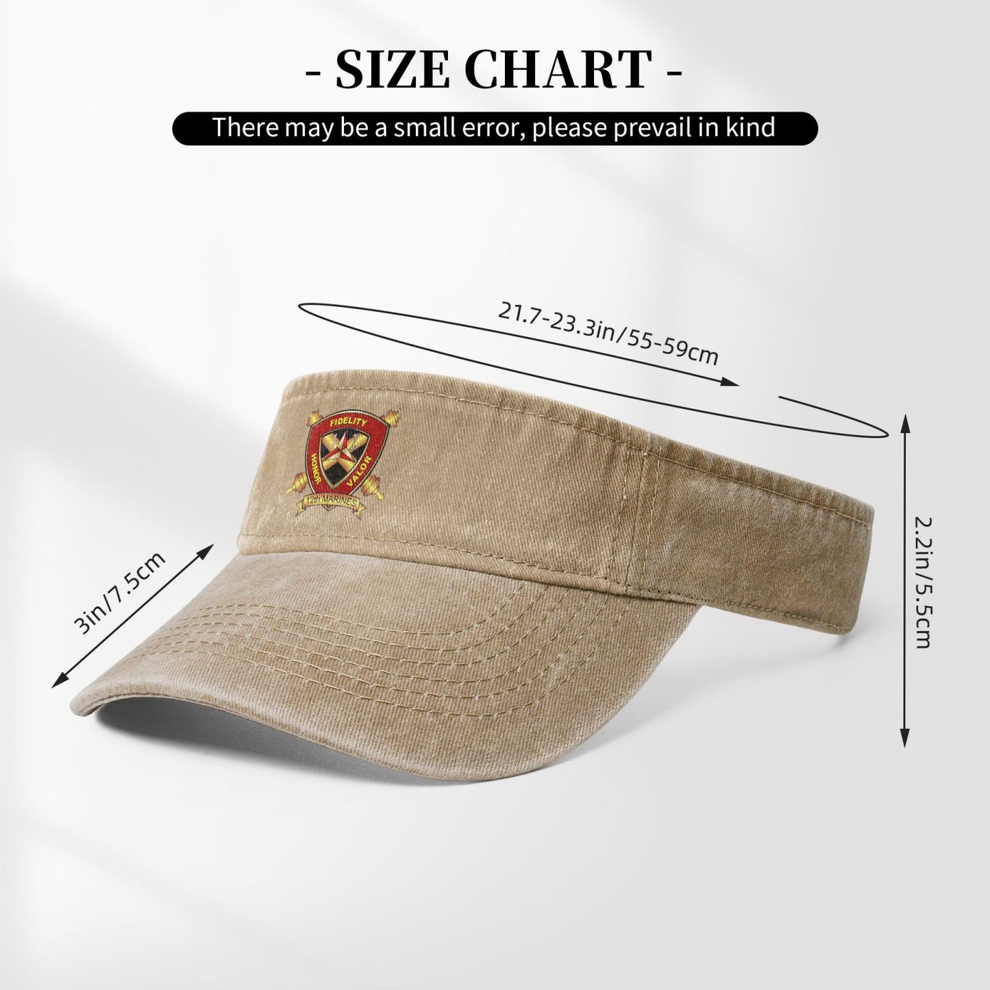 12th Marines Printing adjustable Empty Top Baseball Sun Cap unisex outdoor sport hat veterans gift