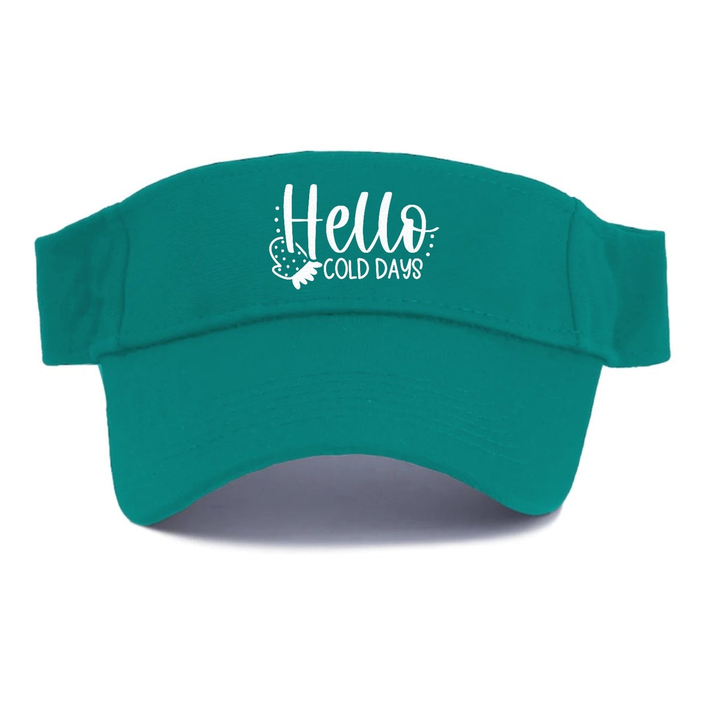 Winter Wonderland Hello Cold Days Visor