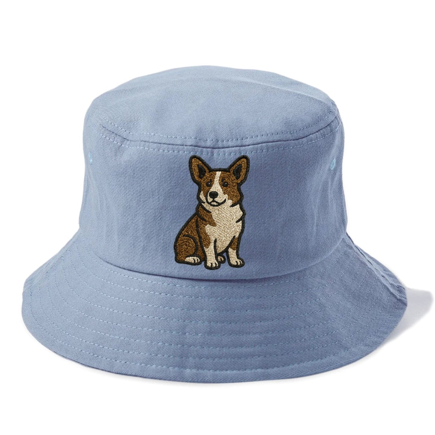 Welsh Corgi Cardigan Brindle Playful Spirit Bucket Hat