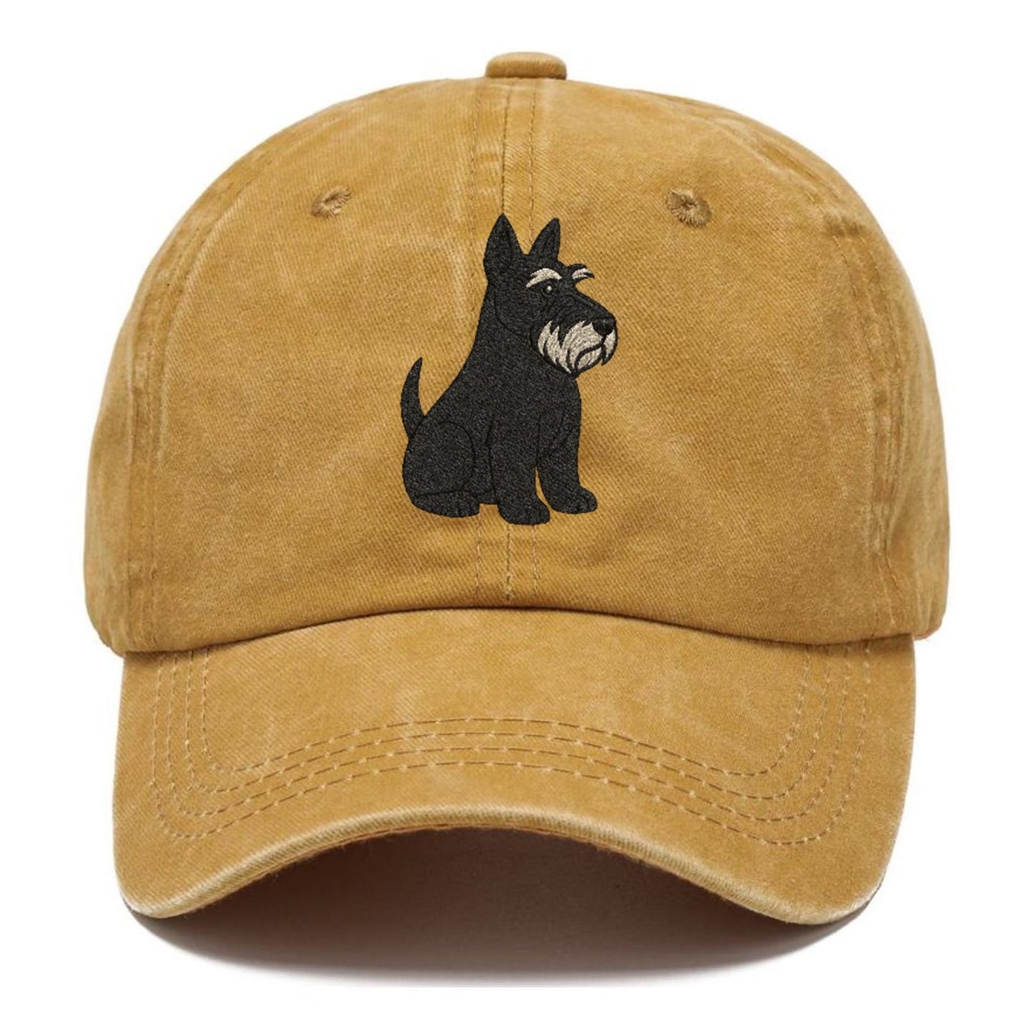 Scottish Terrier Black Sitting Pose Classic Cap