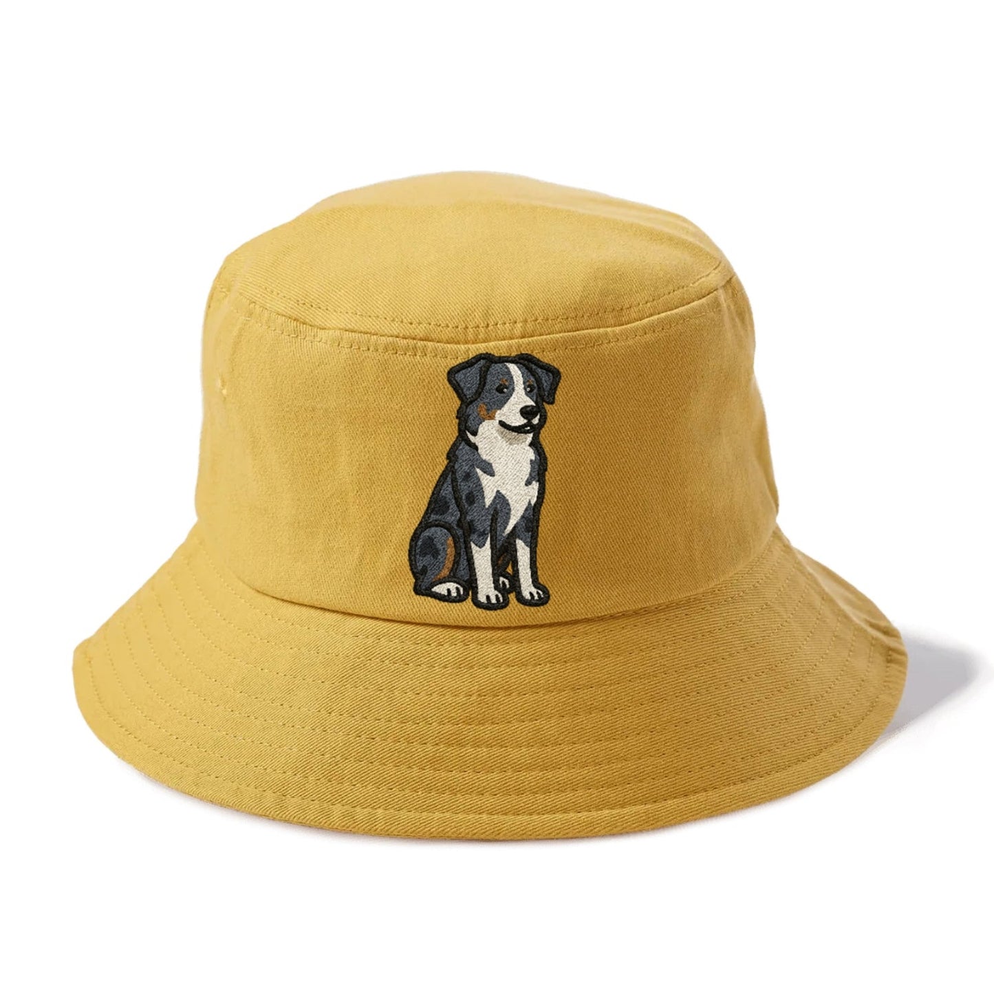 Australian Shepherd Blue Merle Vibrant Spirit Bucket Hat