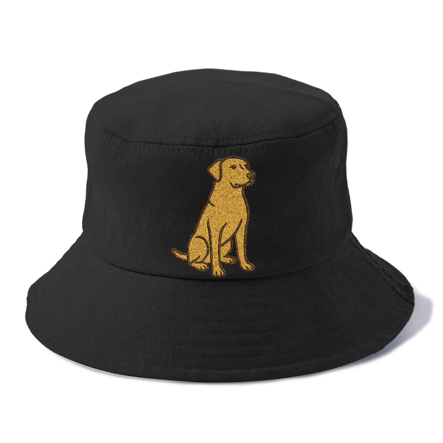 Labrador Retriever Yellow Lab Sitting Pose Bucket Hat