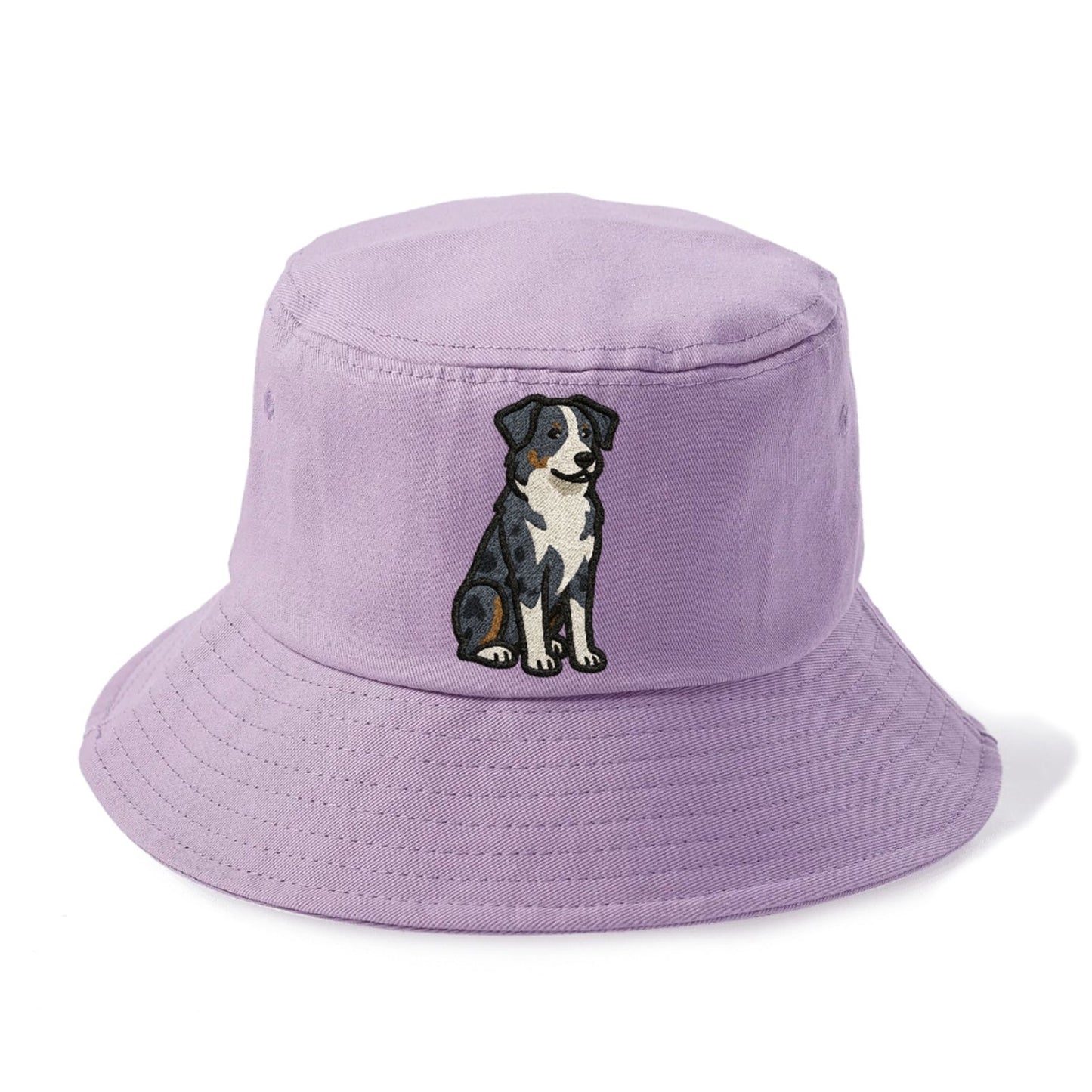 Australian Shepherd Blue Merle Vibrant Spirit Bucket Hat