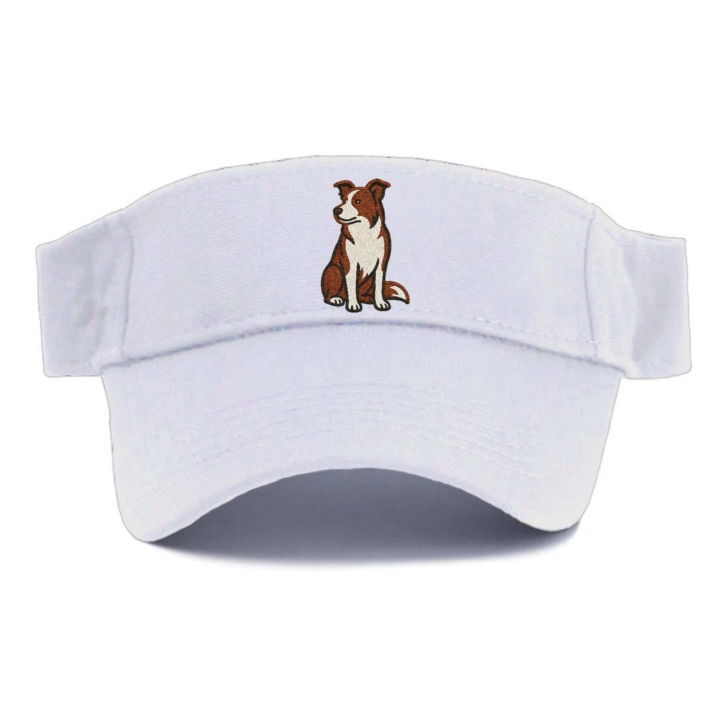 Border Collie Red White Loyal Spirit Visor