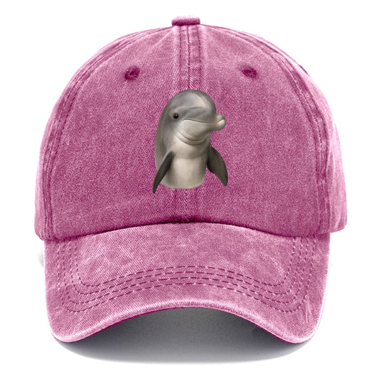 Dolphin Portrait Design Classic Cap