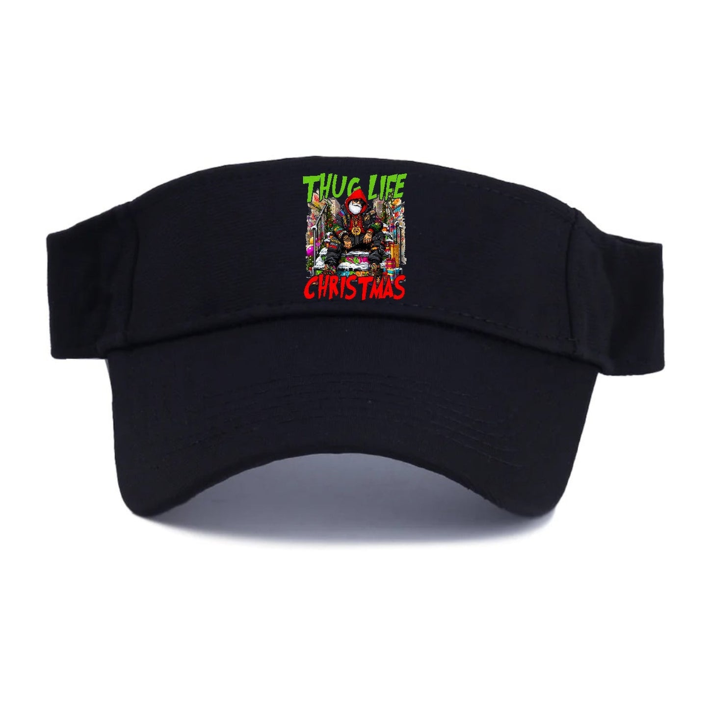 Thug Life Christmas Visor