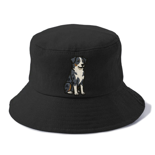 Australian Shepherd Blue Merle Vibrant Spirit Bucket Hat