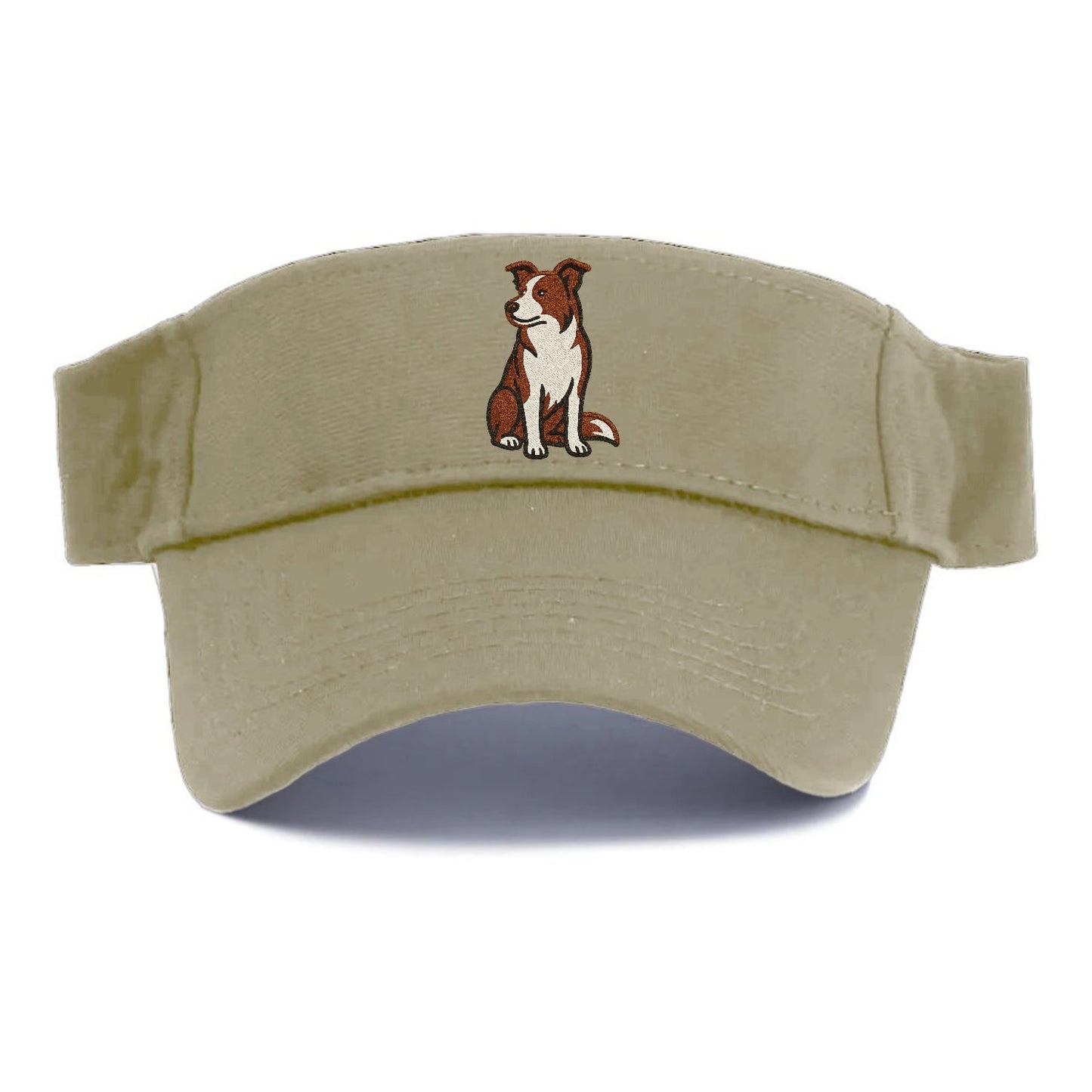 Border Collie Red White Loyal Spirit Visor