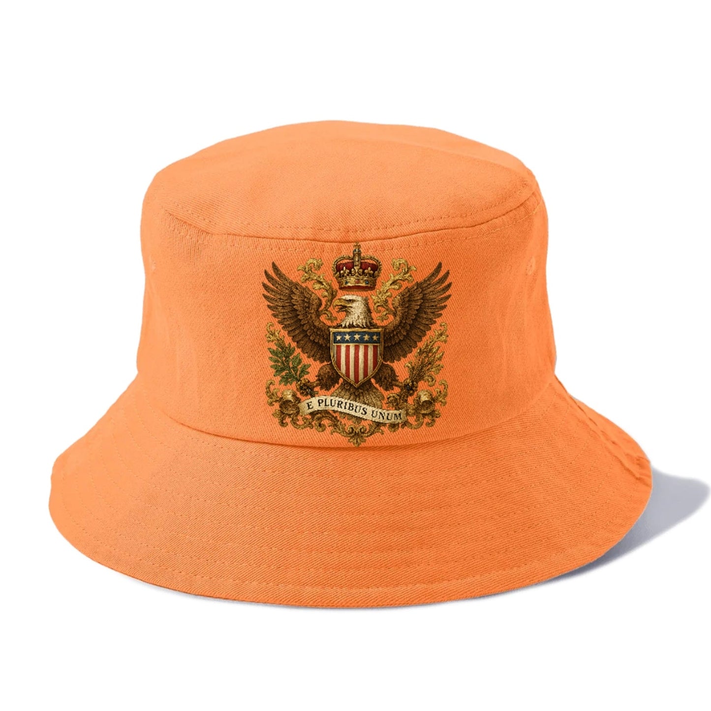 Patriotic Heraldic Emblematic Bucket Hat
