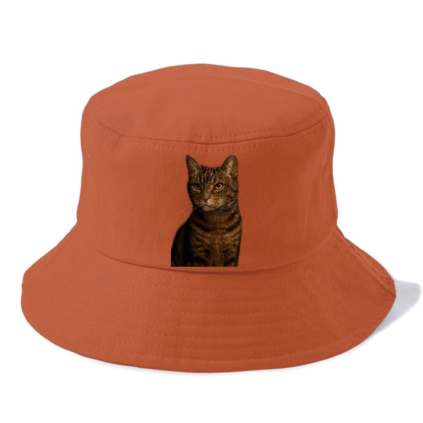 Brown Tabby Cozy Charm Bucket Hat