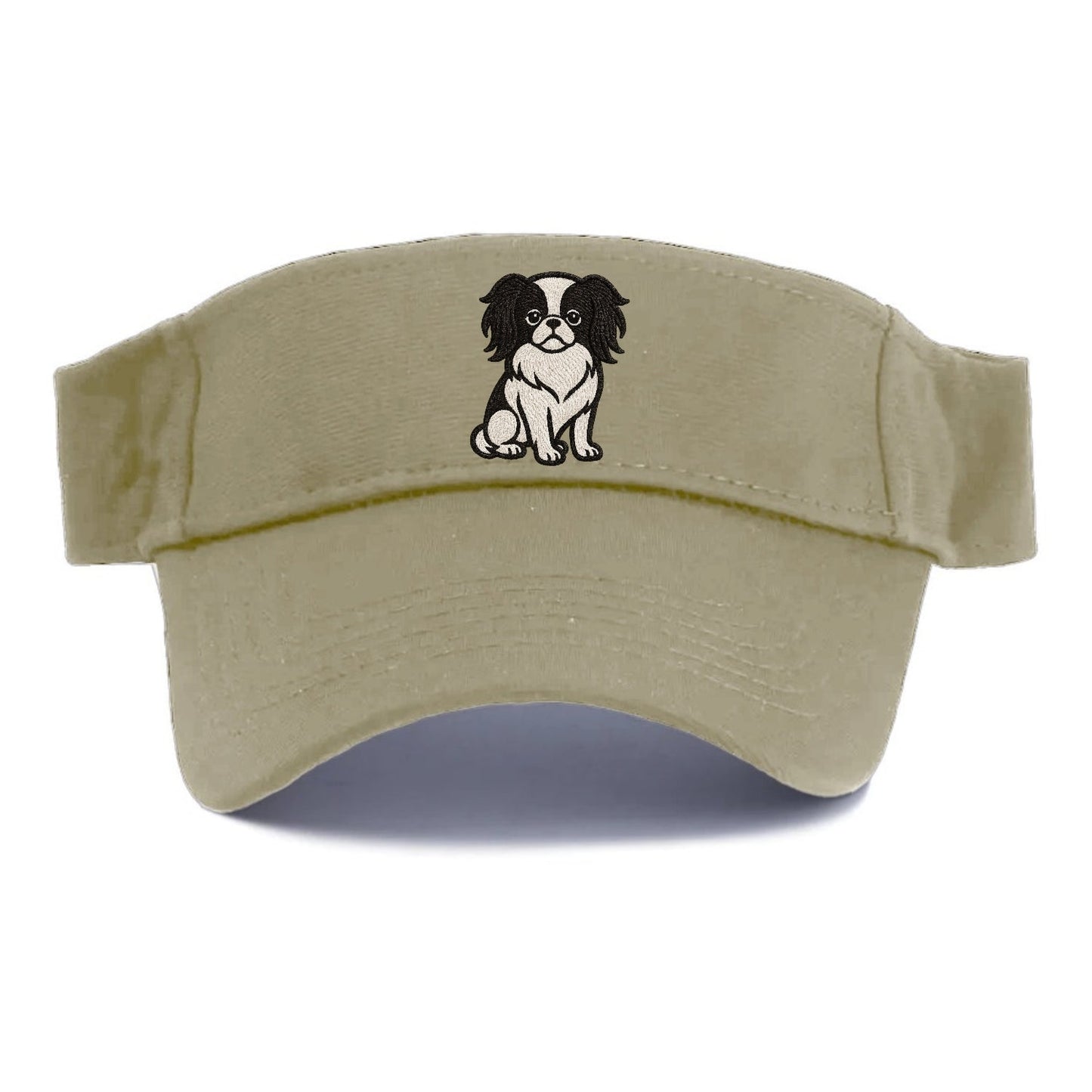 Japanese Chin Black White Regal Charm Visor