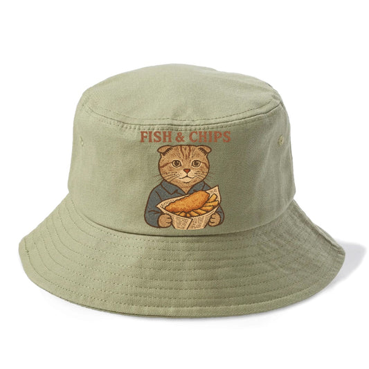 Text Food Theme Bucket Hat