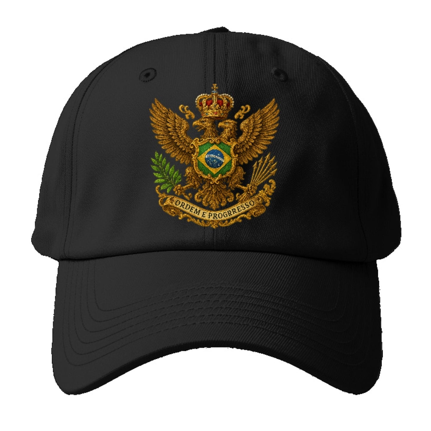 Brazil Heritage Eagle Badge Baseball Cap