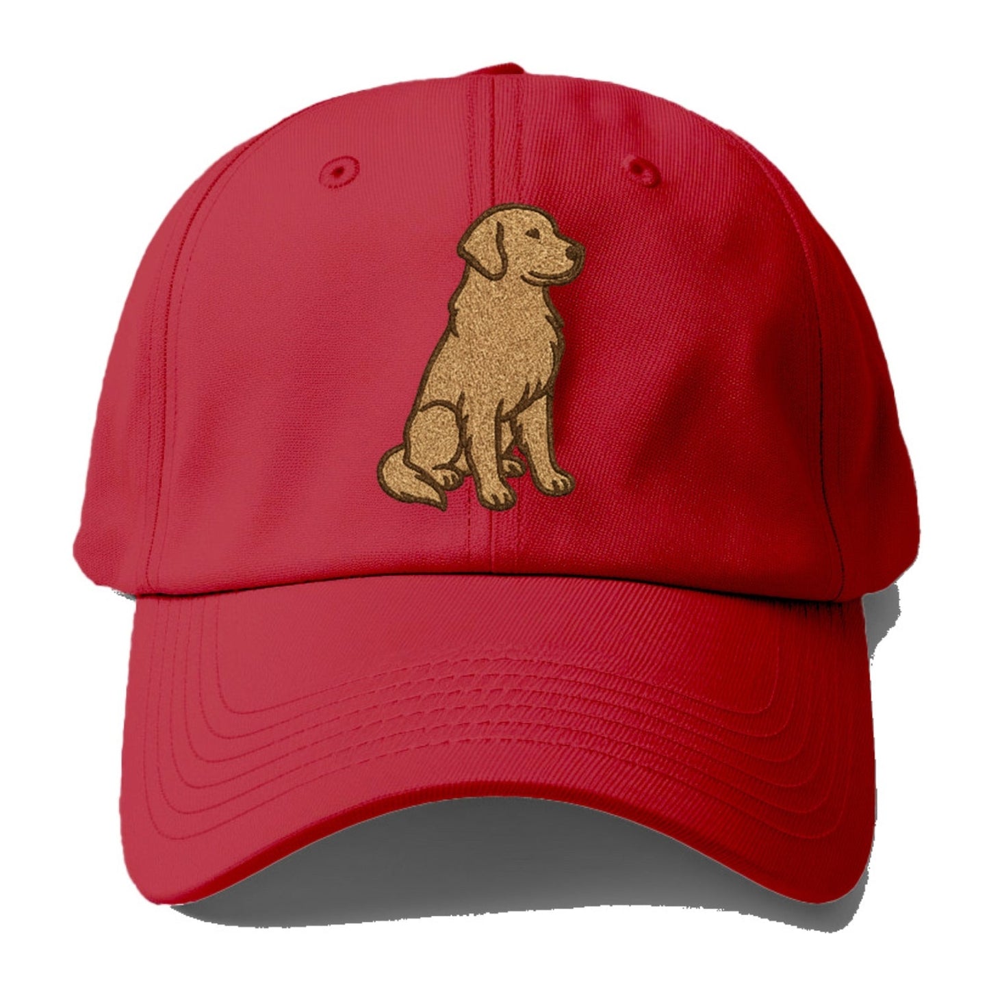 Golden Retriever Classic Golden Sitting Pose Baseball Cap