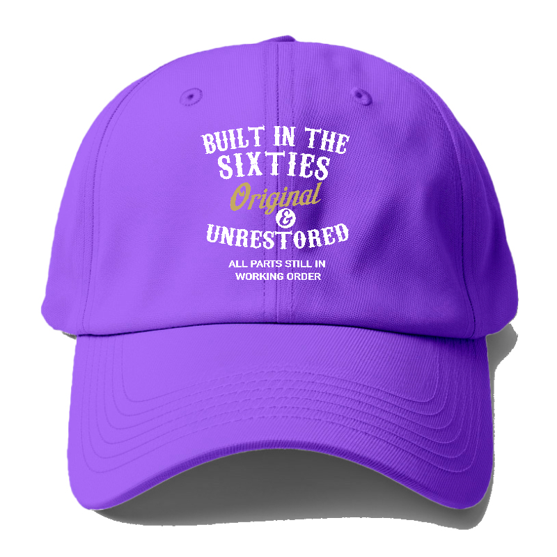 Build In The Sixties Original Unrestored All Parts Still In Working Order Baseball Cap