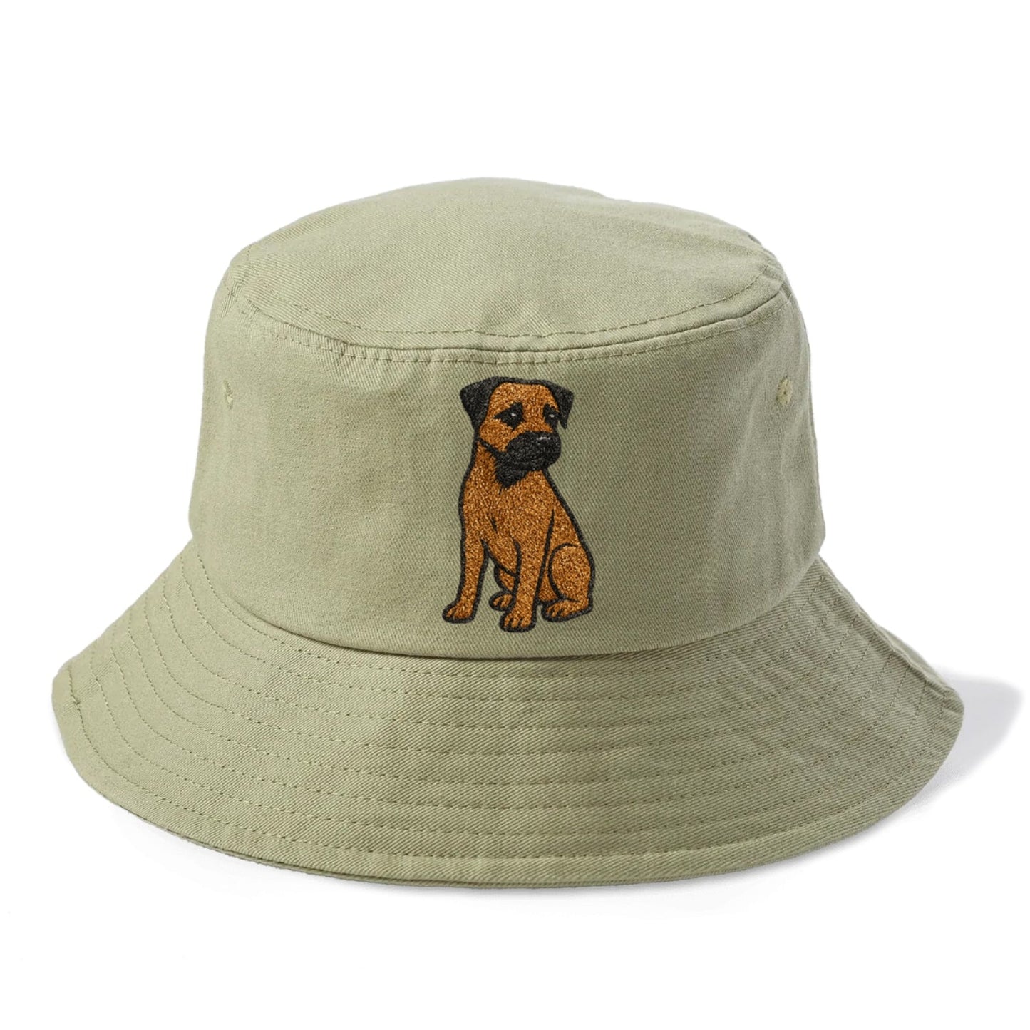 Border Terrier Red Grizzle Pose Bucket Hat