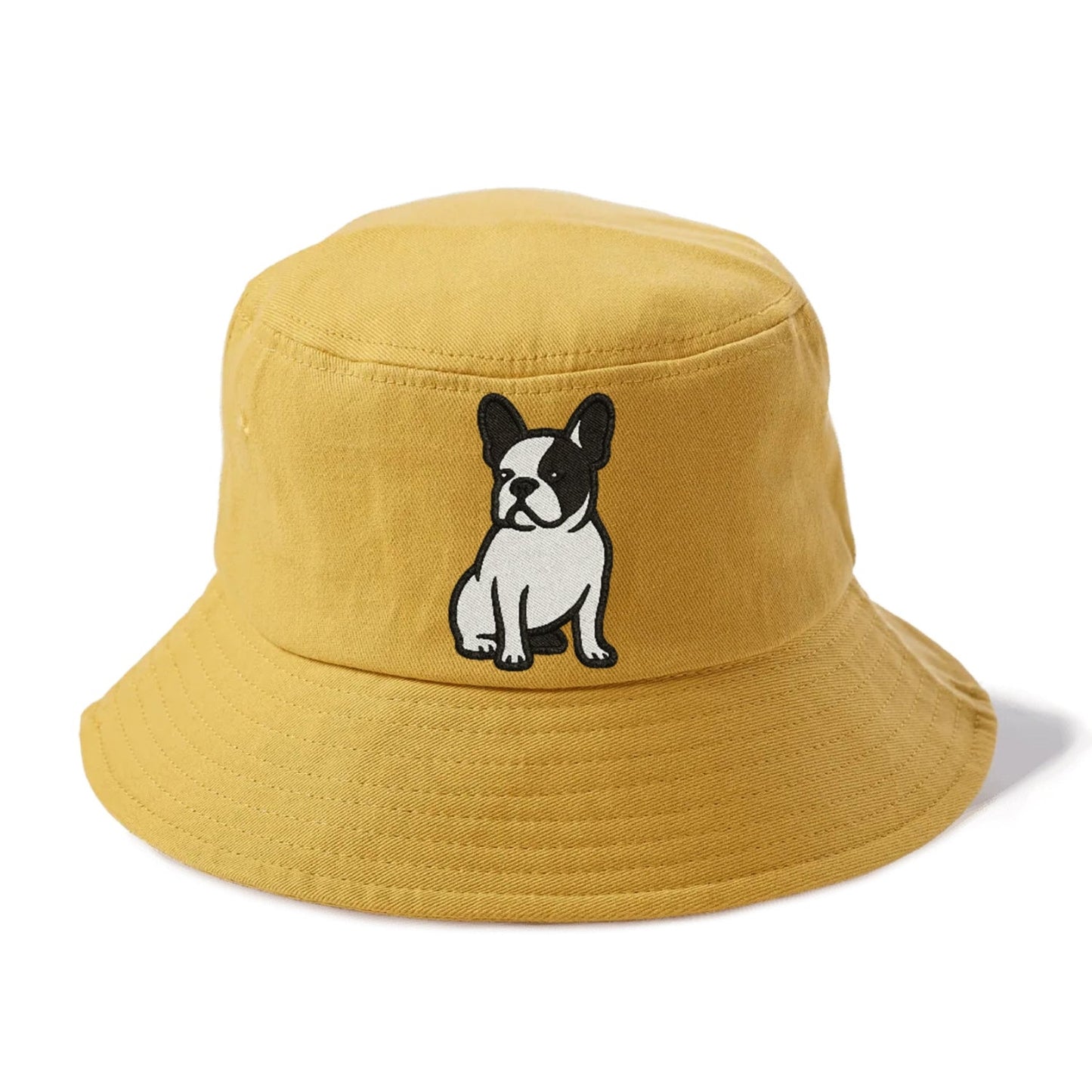 French Bulldog Black White Charming Pose Bucket Hat