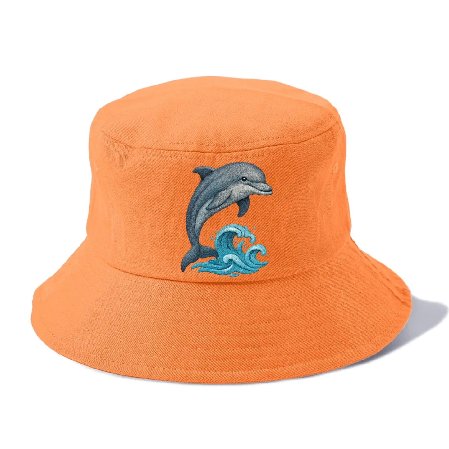Dolphin's Dance Upon The Waves Bucket Hat
