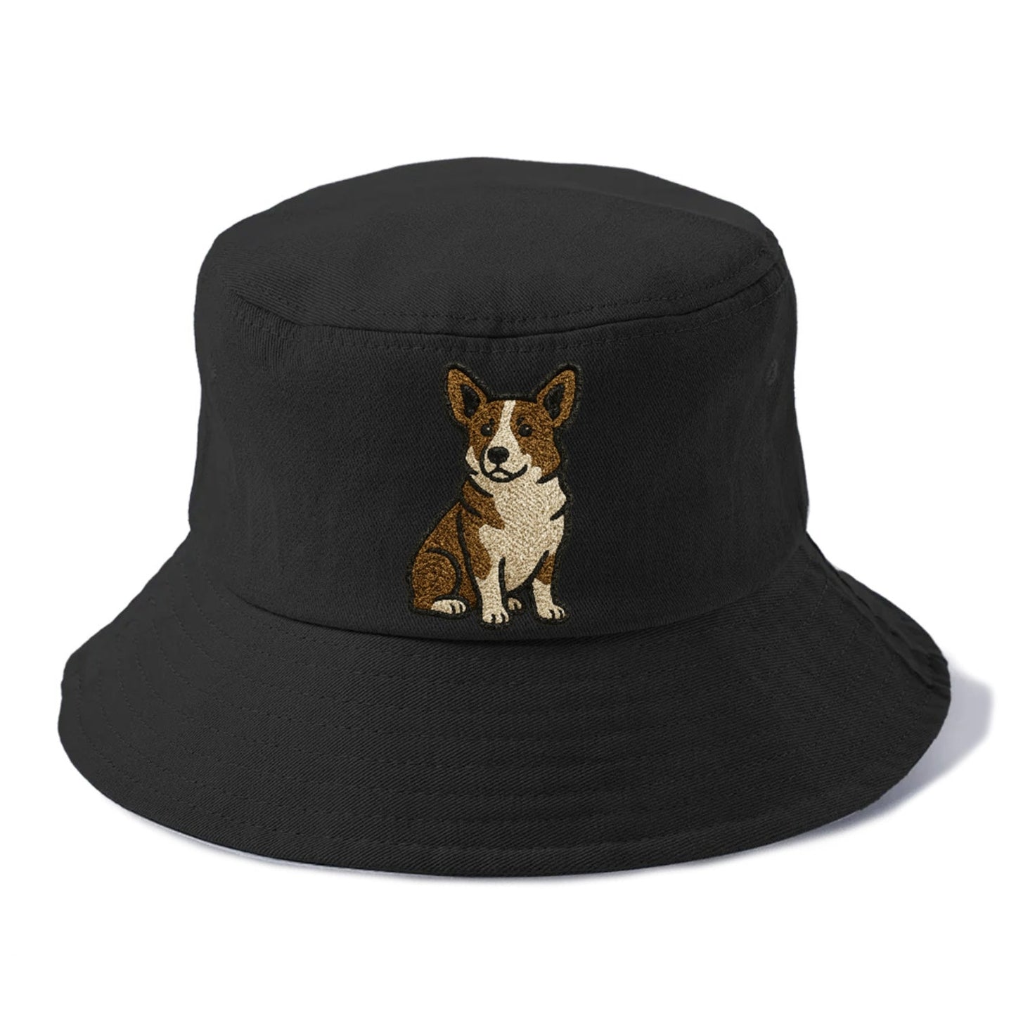 Welsh Corgi Cardigan Brindle Playful Spirit Bucket Hat