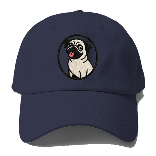 Pug Playful Charm Baseball Cap