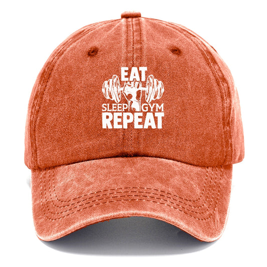 Eat Sleep Gym Repeat Classic Cap