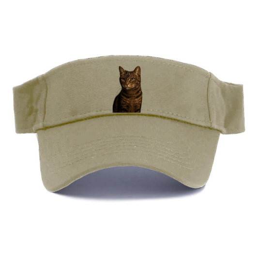 Brown Tabby Cozy Charm Visor