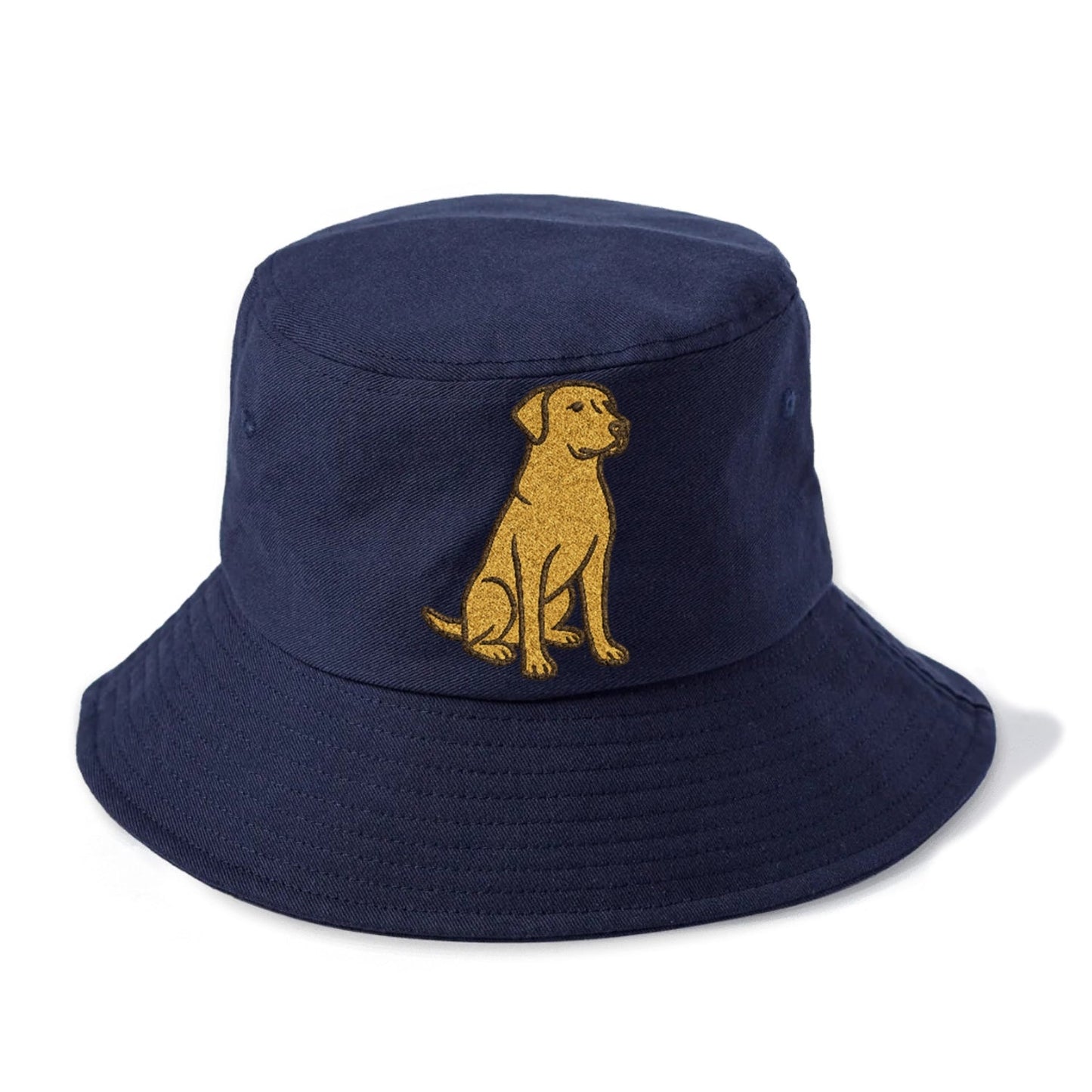 Labrador Retriever Yellow Lab Sitting Pose Bucket Hat
