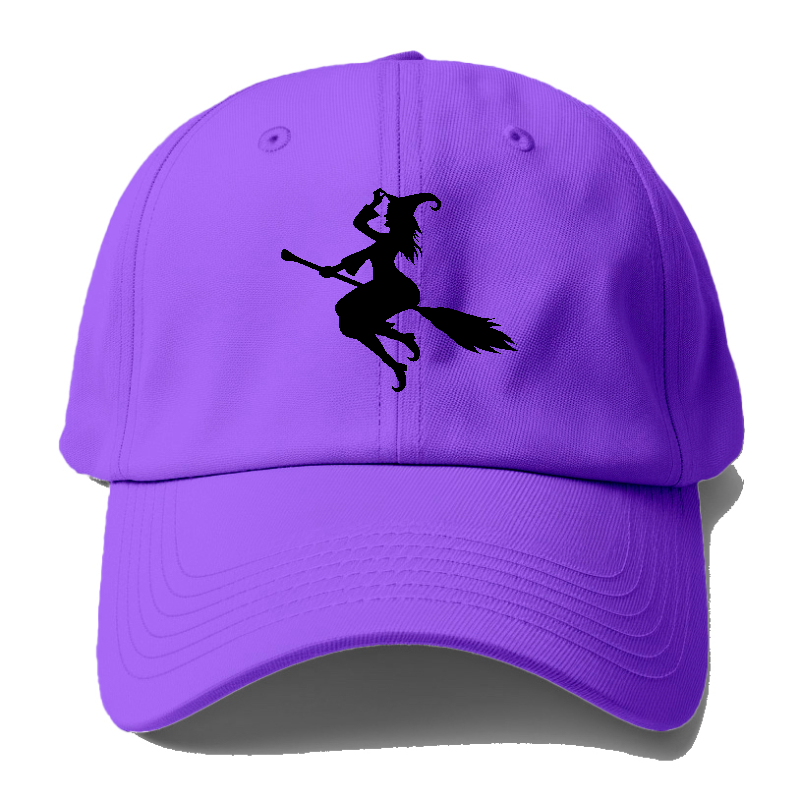 202308151409 Witch On Broom 4 Baseball Cap