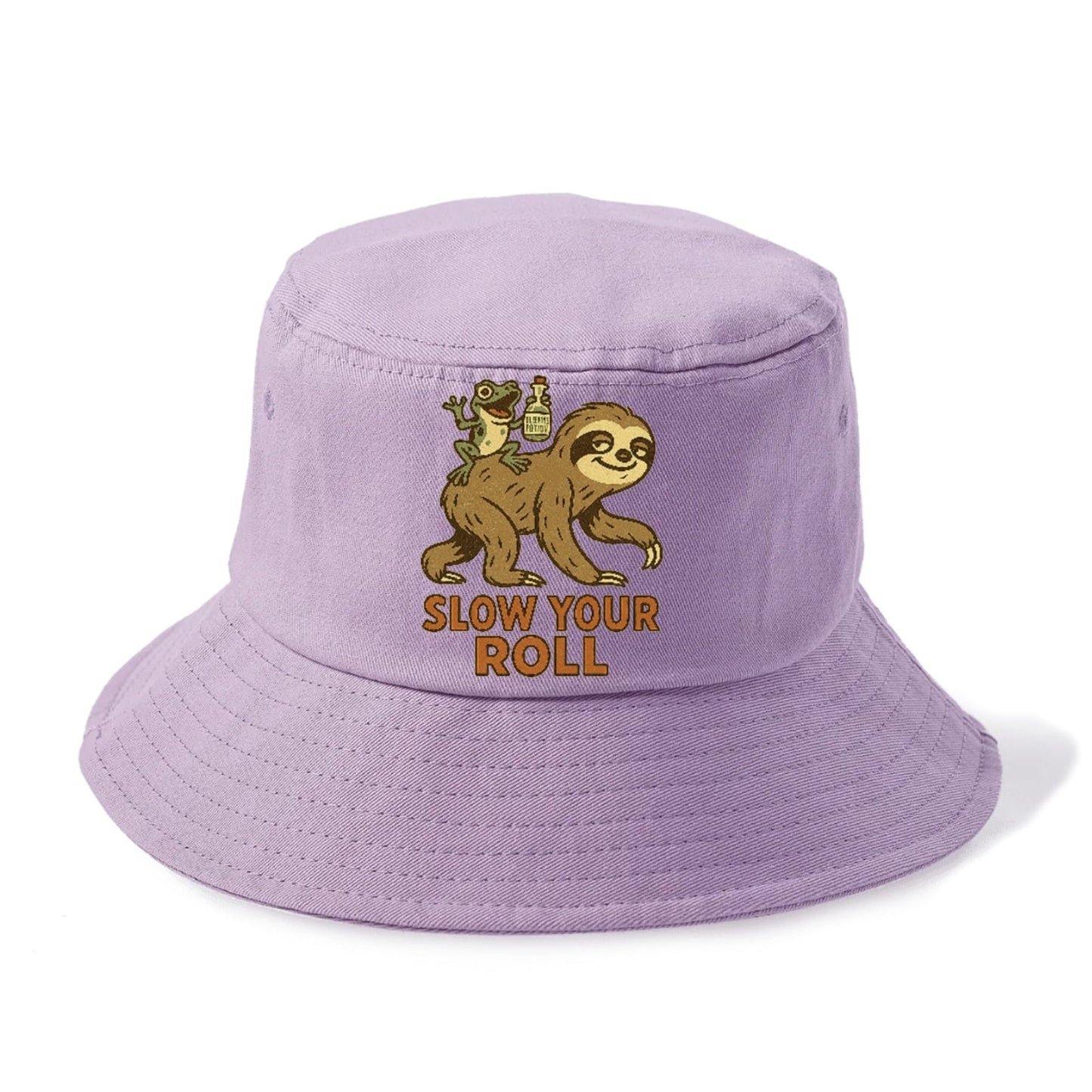 Sloth Cartoon Bucket Hat
