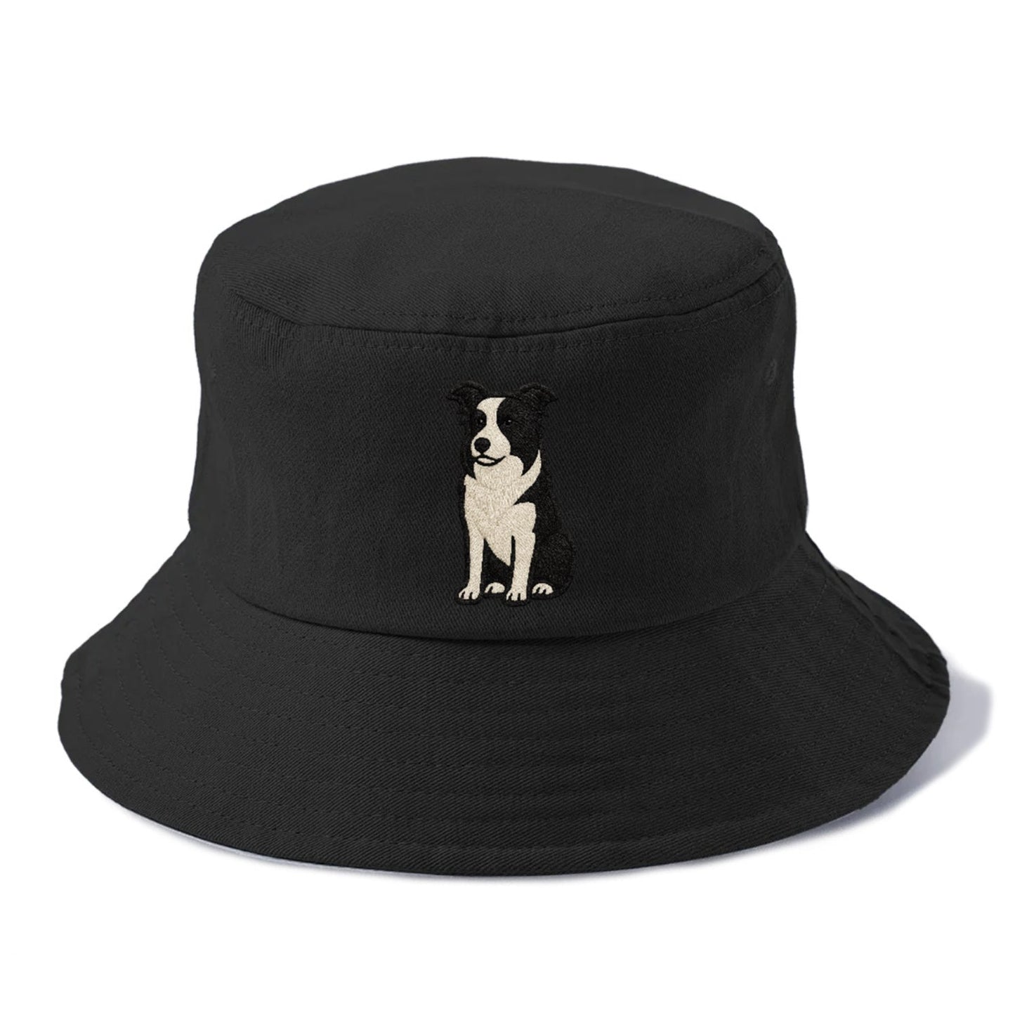 Border Collie Intense Focus Bucket Hat