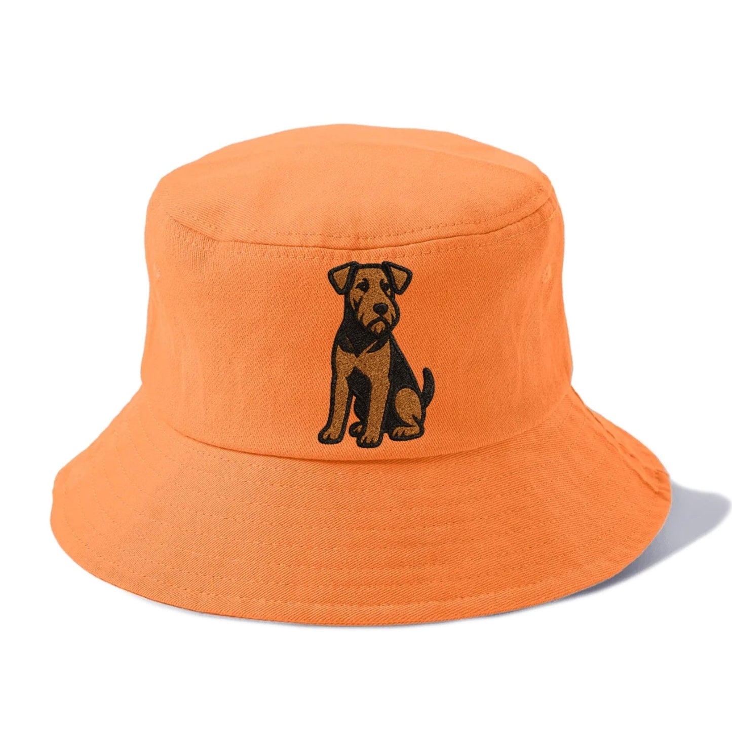 Airedale Terrier Black And Tan Design Bucket Hat
