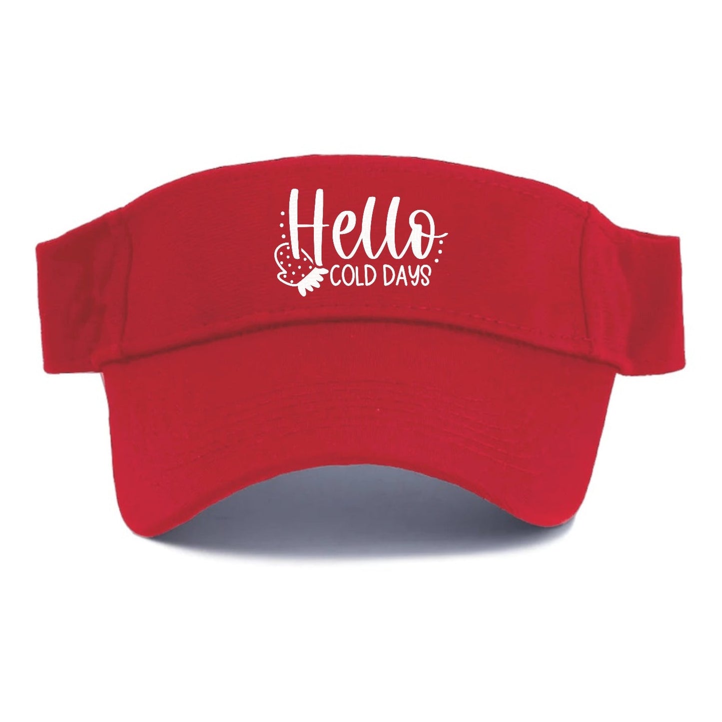 Winter Wonderland Hello Cold Days Visor